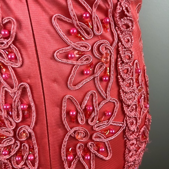 Sue Wong Nocturne Strapless Beaded Dress Size 4. - Picture 8 of 13